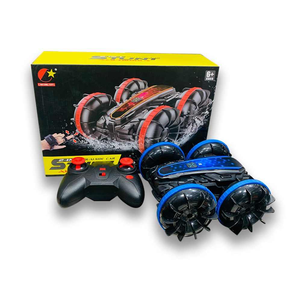 2 in 1 Double Side Stunt Playing R/C Car