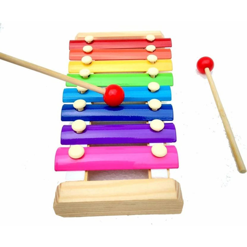 Kids Wooden 8 Tone Xylophone