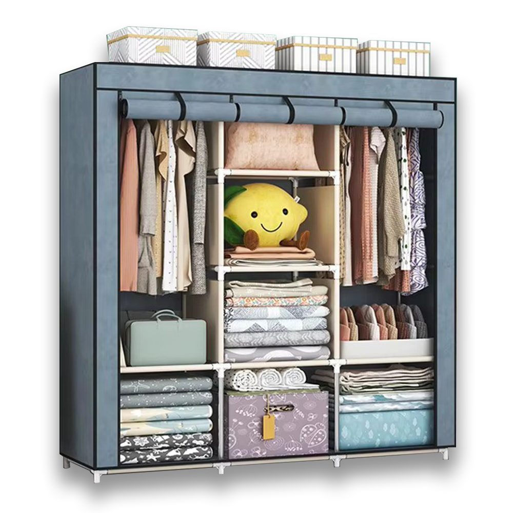 3 Door Wardrobe - 88130 - WINE RED