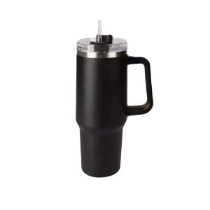 Vacuum Insulated Mug with Straw photo 1