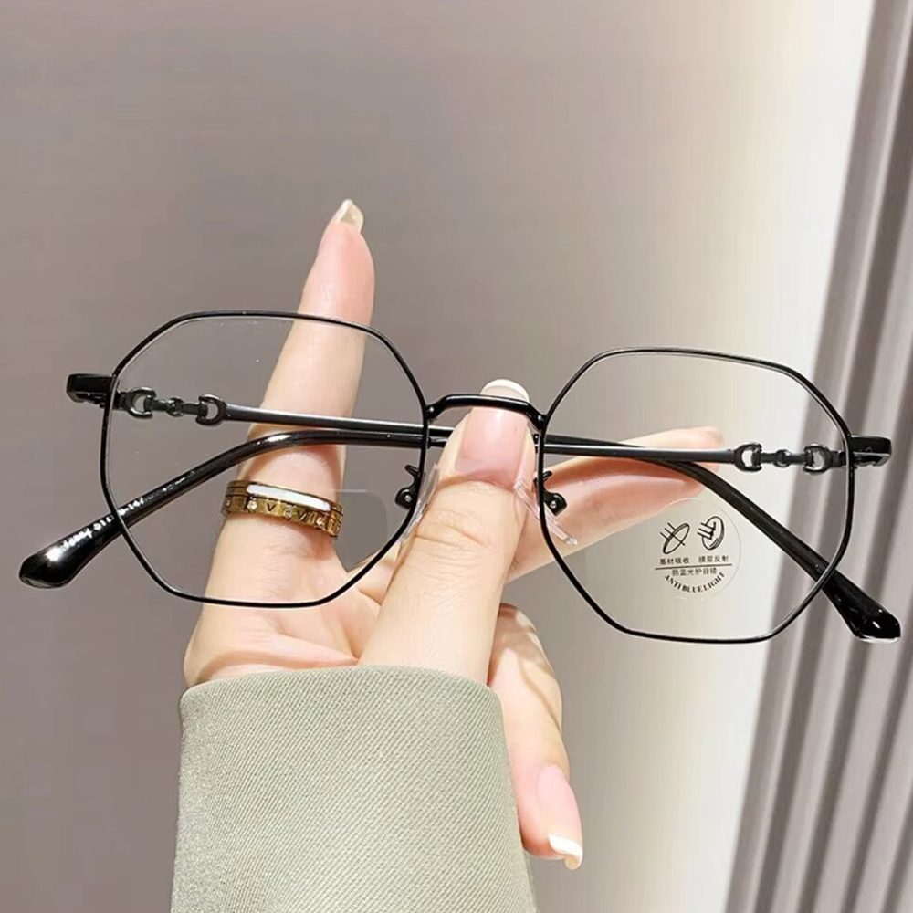 Classic Polygon Anti-Blue Light Glass-1034BK