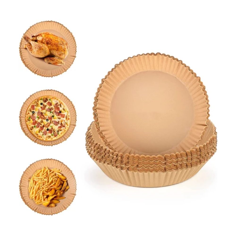 Round Air Frying Paper Set 160x45mm