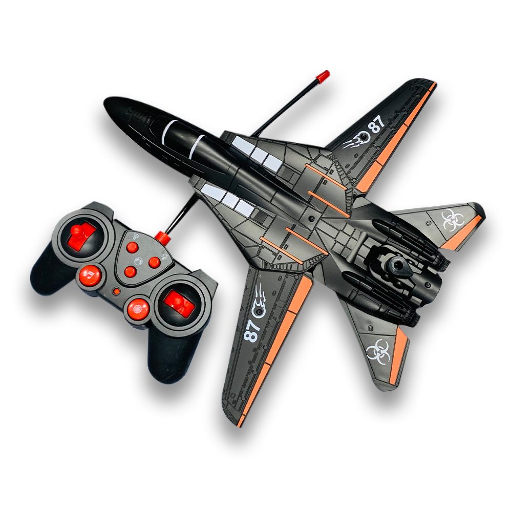 Spray Fighter Playing R/C Smoke Airplane