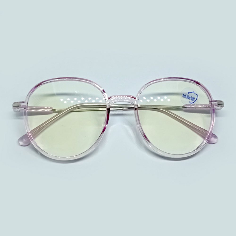 Classy Round Anti-Blue Light Glass-1036PR