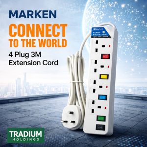 Marken 4 Plug 3M Extension Cord photo 1