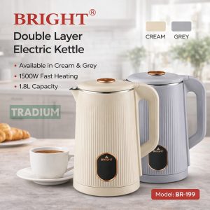 Bright Double Layer Electric Kettle BR-199 photo 1