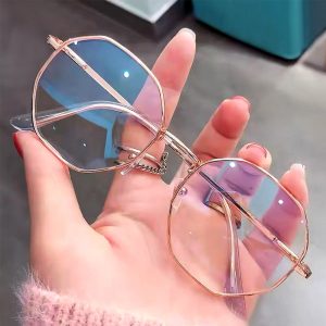 Polygon Anti-Blue Light Glass - Rose Gold-1015RG photo 1