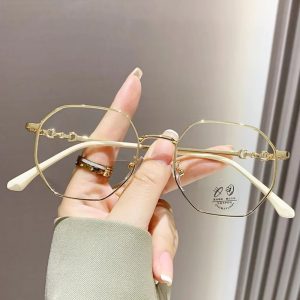 Classic Polygon Anti-Blue Light Glass-1034GD photo 1