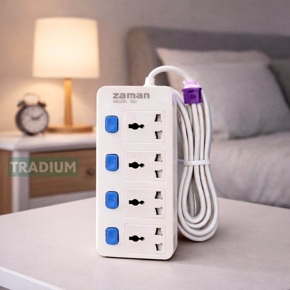 Zaman 3 Plug Extension Cord