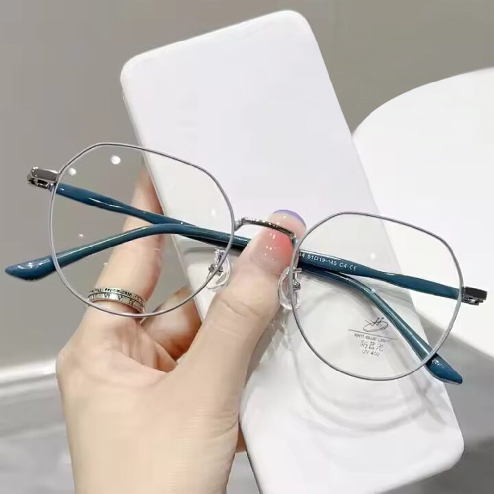 Luxe Round Anti-Blue Light Glass-1043BL