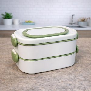 2 Layer Oval Lunch Box photo 1
